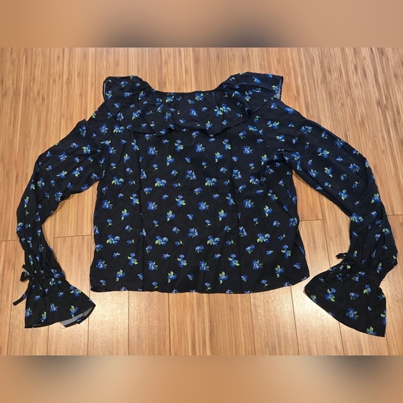 💚 NWT We Wore What Floral Blouse - Picture 7 of 10